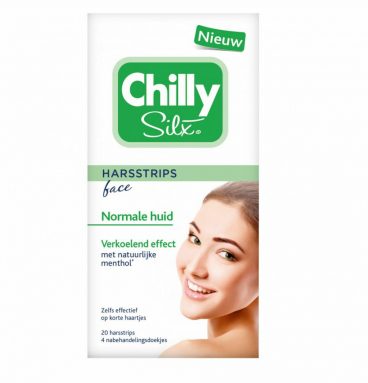 Chilly Silx Harsstrips Gezicht Normale huid 10 stuks