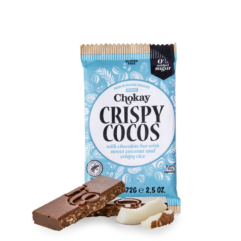 Chokay Original Melkchocolade Crispy Kokos 70 gr