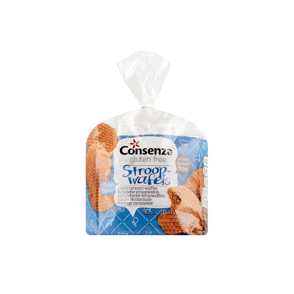 Consenza stuksroopwafels Glutenvrij 240 gr