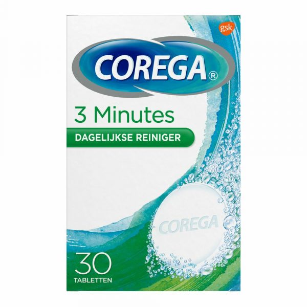 Corega Tabs 3 min 30 stuks