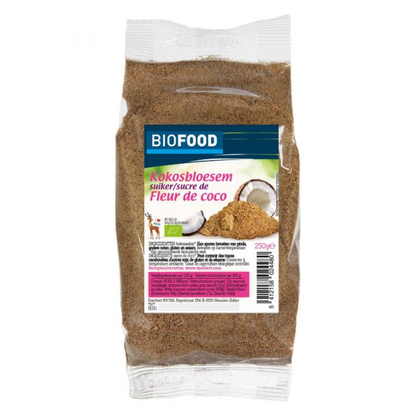 3x Damhert Biofood Kokosbloesem Suiker Biologisch 250 gr