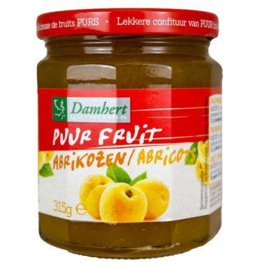 Damhert Puur Fruit Confiture Abrikoos 315 gr