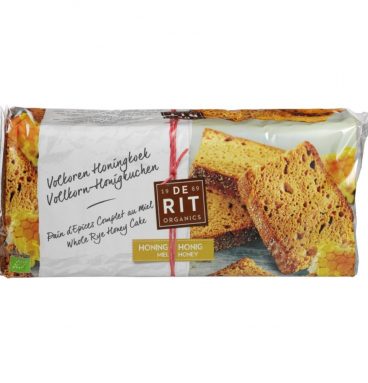 3x De Rit Honingkoek Volrogge Eko 500 gr