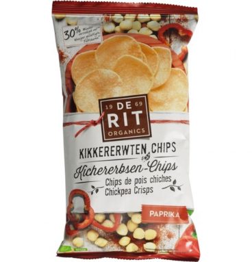 De Rit Kikkererwtchips Paprika Bio 75 gr