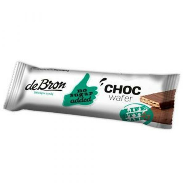 De bron Choc Wafer Suikervrij 40 gr