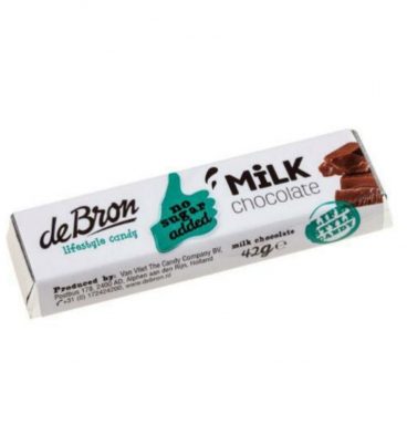 3x De bron Suikervrije Choco Reep Melk 42 gr