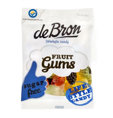 De bron Suikervrije Fruit Gums 100 gr