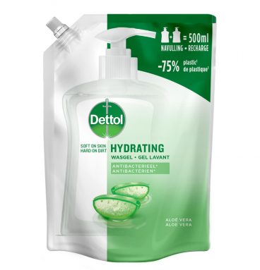 Dettol Refill Handzeep Hydrating Aloe Vera 500 ml