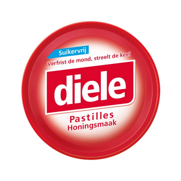 3x Diele Pastilles Honing Suikervrij 50 gram