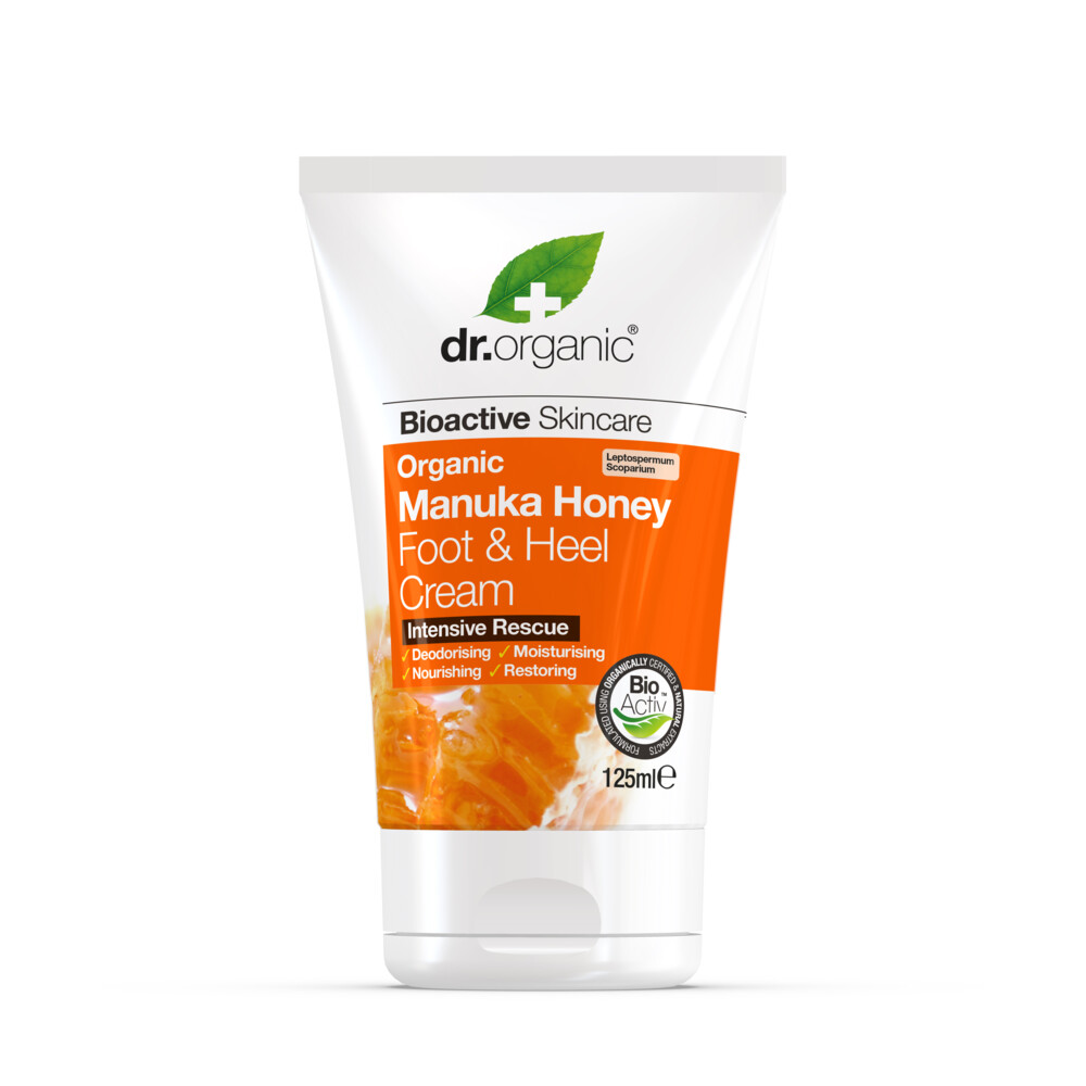 Dr. Organic Manuka Honing Voet- en hielcrème 125 ml