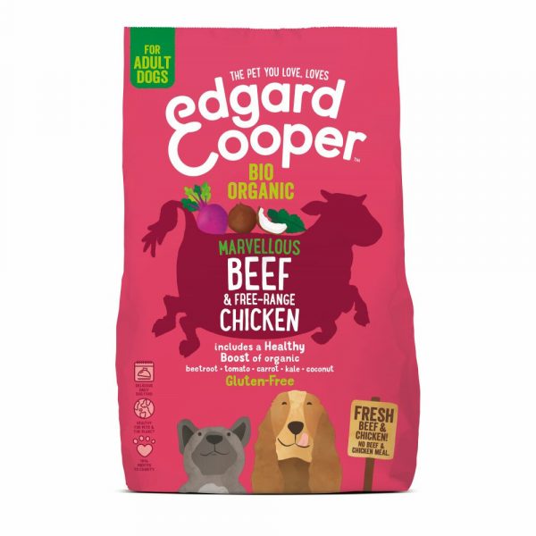 Edgard&Cooper Hondenvoer Bio Rund - Bio Kip 700 gr