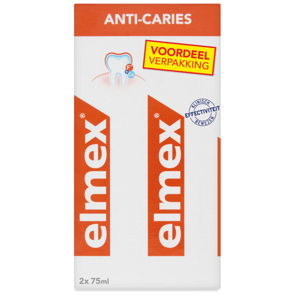 Elmex Anti-Cariës Tandpasta Duopack 2x 75 ml