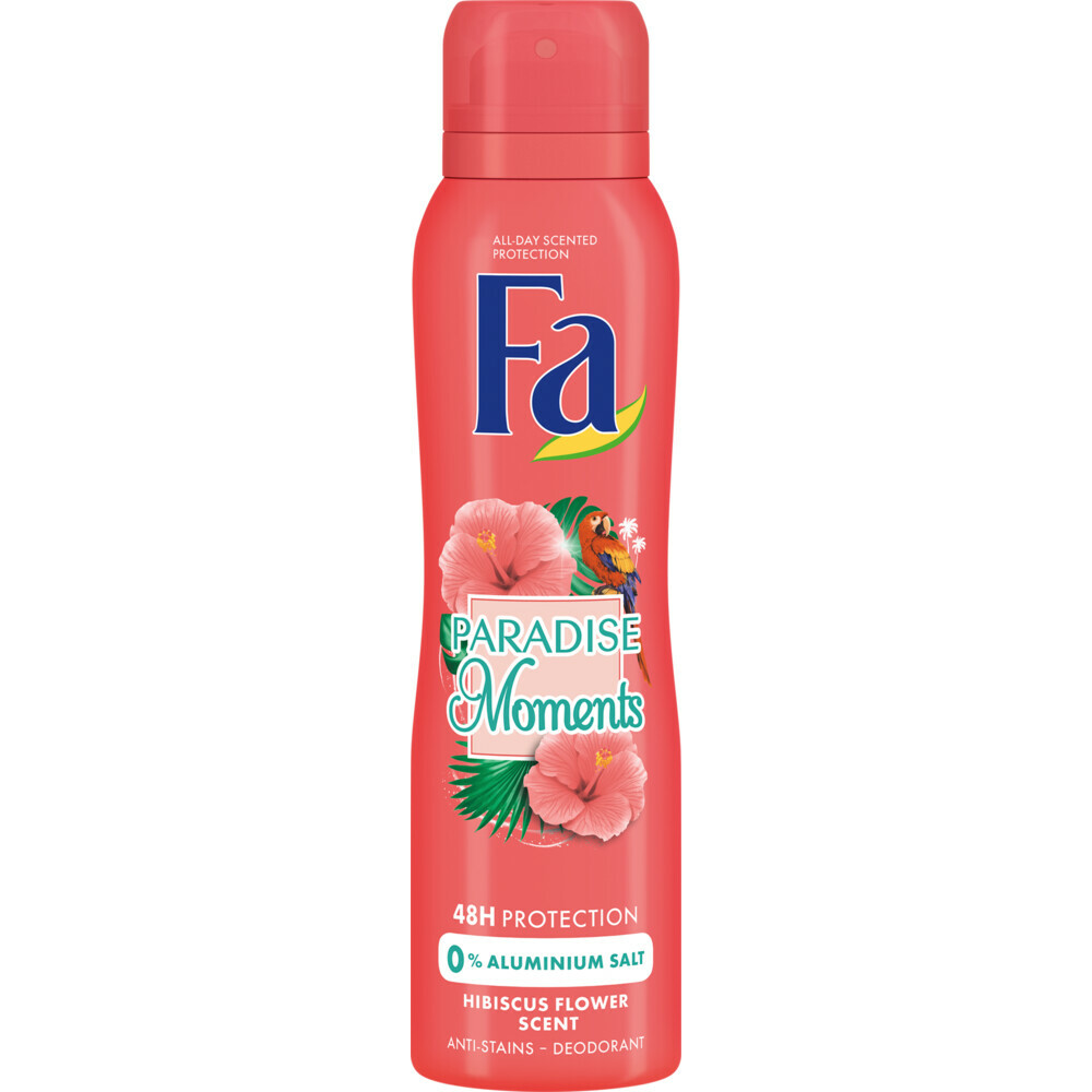 6x Fa Deodorant Spray Paradise Moments 150 ml