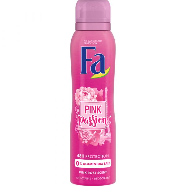 6x Fa Deodorant Spray Pink Passion 150 ml