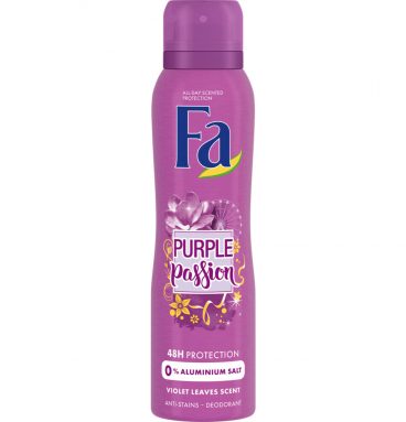 6x Fa Deodorant Spray Purple Passion 150 ml