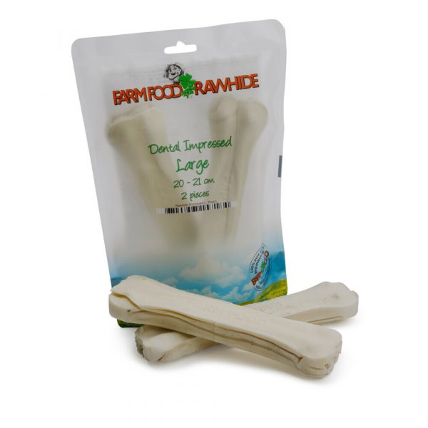 Farmfood Rawhide Dental Impressed L 2 stuks