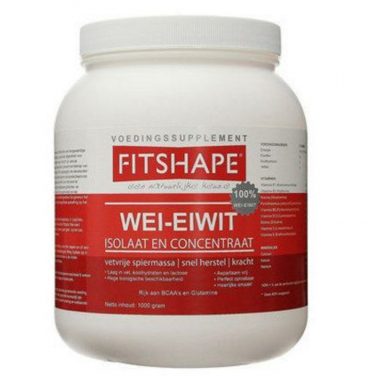 Fitshape Wei Eiwit Vanille 2000 gr