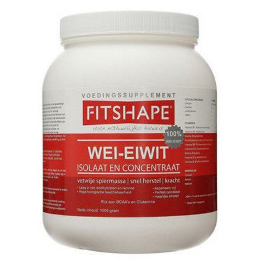 Fitshape Wei Eiwit Vanille 2000 gr