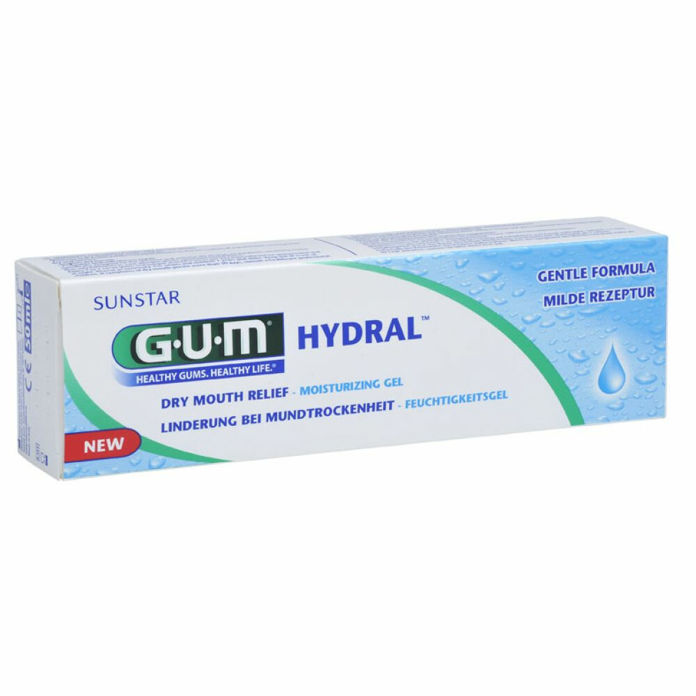 3x GUM Hydral Bevochtigingsgel 50 ml