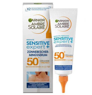 2x Garnier Ambre Solaire Sensitive Expert Zonbeschermingsserum SPF 50+ 125 ml