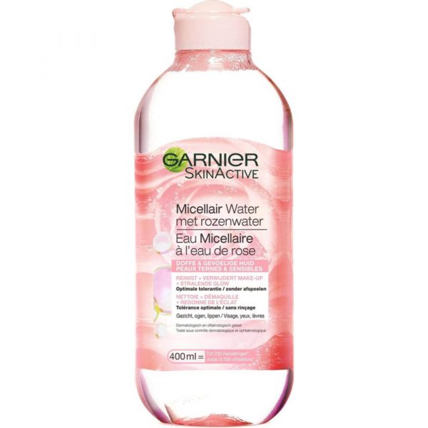 3x Garnier Micellair Water Rozenwater 400 ml