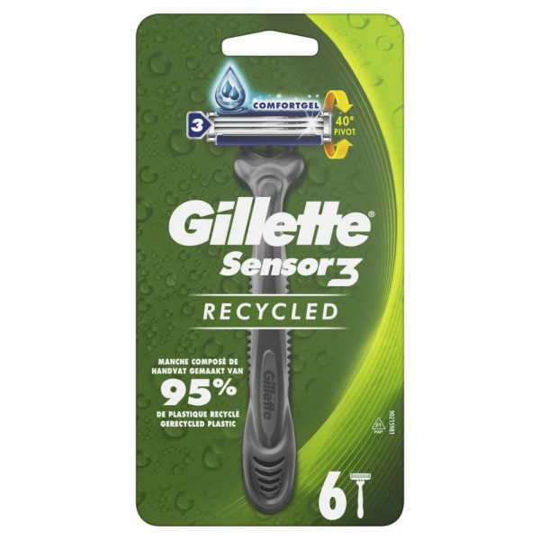 Gillette Sensor3 Recycled Wegwerpmesjes 6 stuks