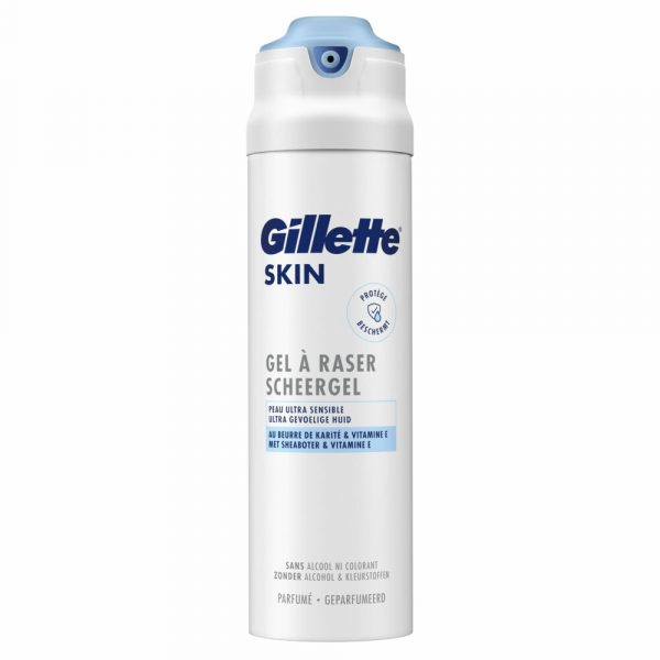 Gillette Skin Scheergel Ultra Gevoelige Huid 200 ml