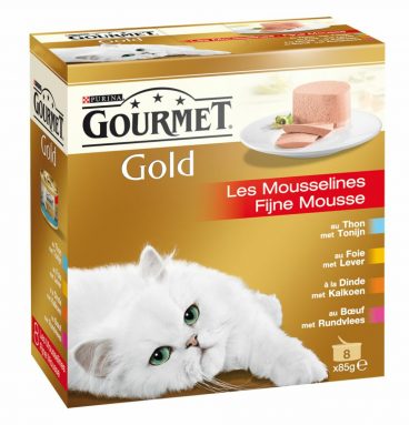 Gourmet Gold Fijne Mousse Rood 8 x 85 gr