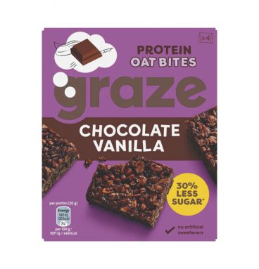 Graze Havermoutrepen Chocolate Vanilla Protein Oat Bites 120 gr