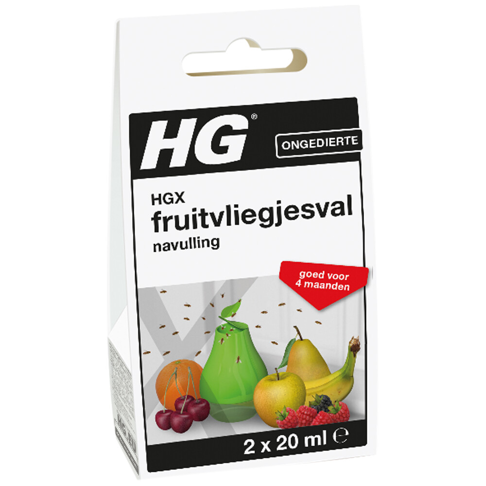 HG Hgx Fruitvliegjesval Navulling 40 ml