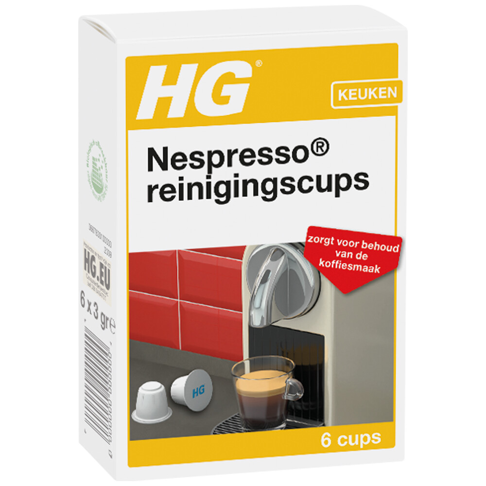 HG Nespresso Reinigingscups