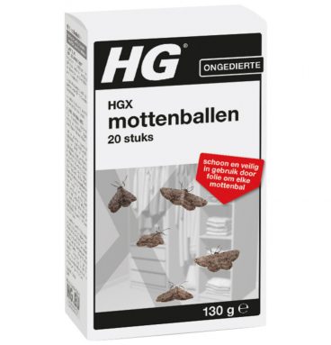 HG X Mottenballen 20 stuks