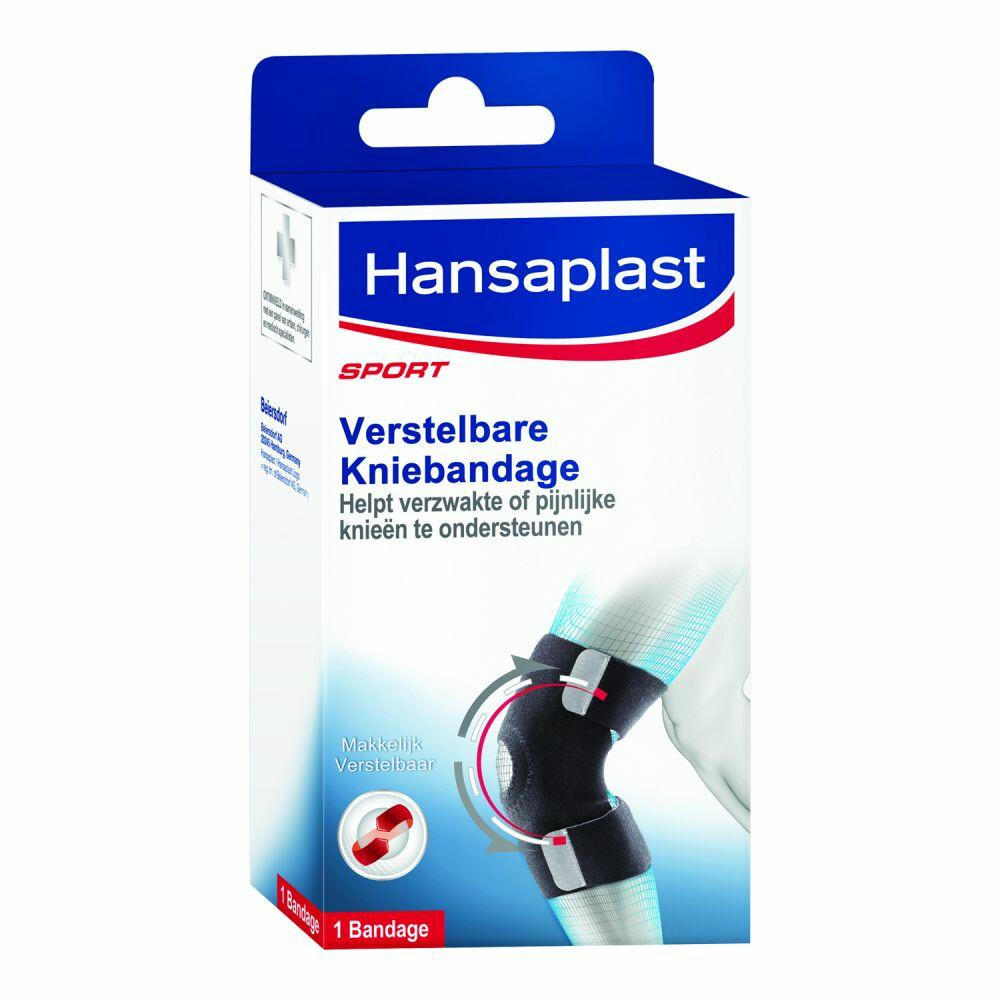 2x Hansaplast Sport Verstelbare Neopreen Kniebandage