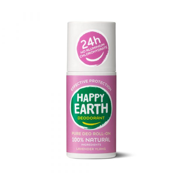 Happy Earth 100% Natuurlijke Deodorant Roller Lavender Ylang 75 ml