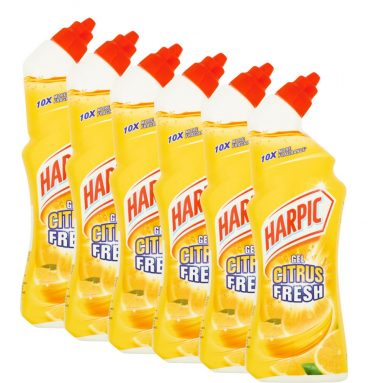 6x Harpic Toiletreiniger Citrus 750 ml