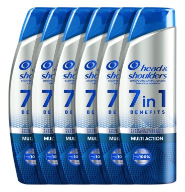 6x Head&Shoulders Shampoo 7in1 - Multi Action 225 ml