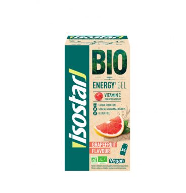 3x Isostar Energie Gel Bio Grapefruit 4 x 25 gr