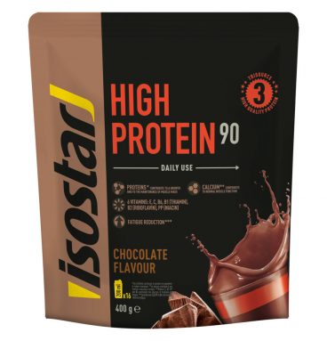 3x Isostar High Protein 90 Chocolade 400 gr