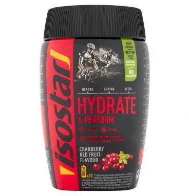 3x Isostar Hydrate&Perform Cranberry 400 gr