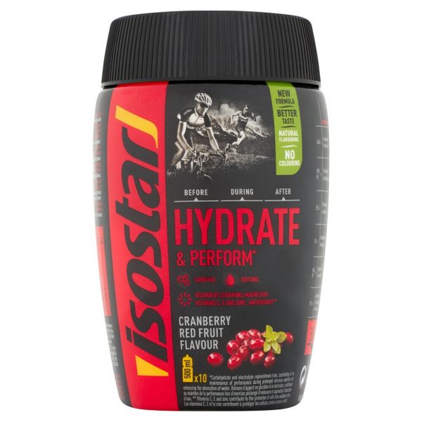 3x Isostar Hydrate&Perform Cranberry 400 gr