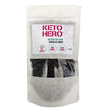 Keto Hero Chocolade Drops Puur 300 gr