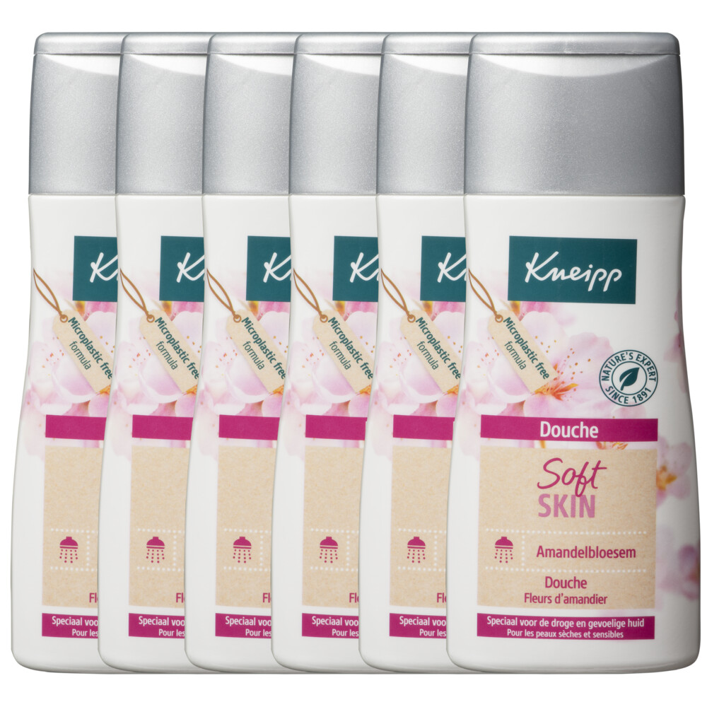 6x Kneipp Douche Amandelbloesem 200 ml