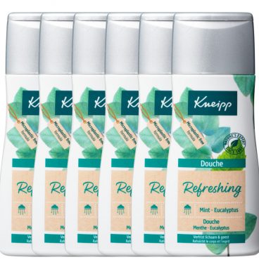 6x Kneipp Douche Mint Eucalyptus 200 ml