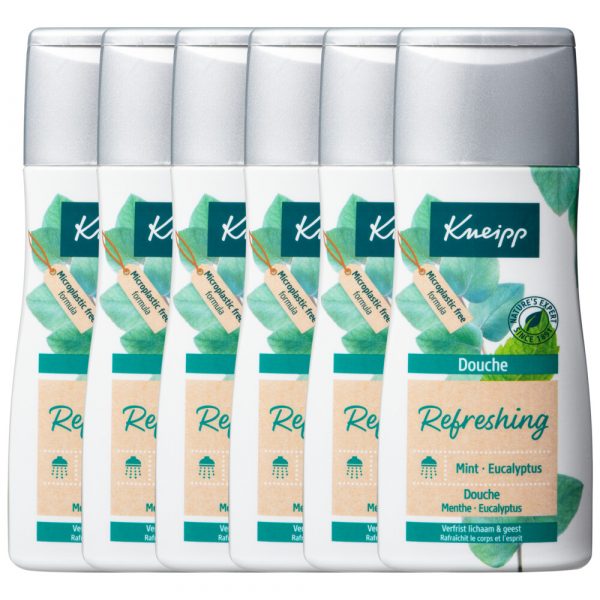 6x Kneipp Douche Mint Eucalyptus 200 ml