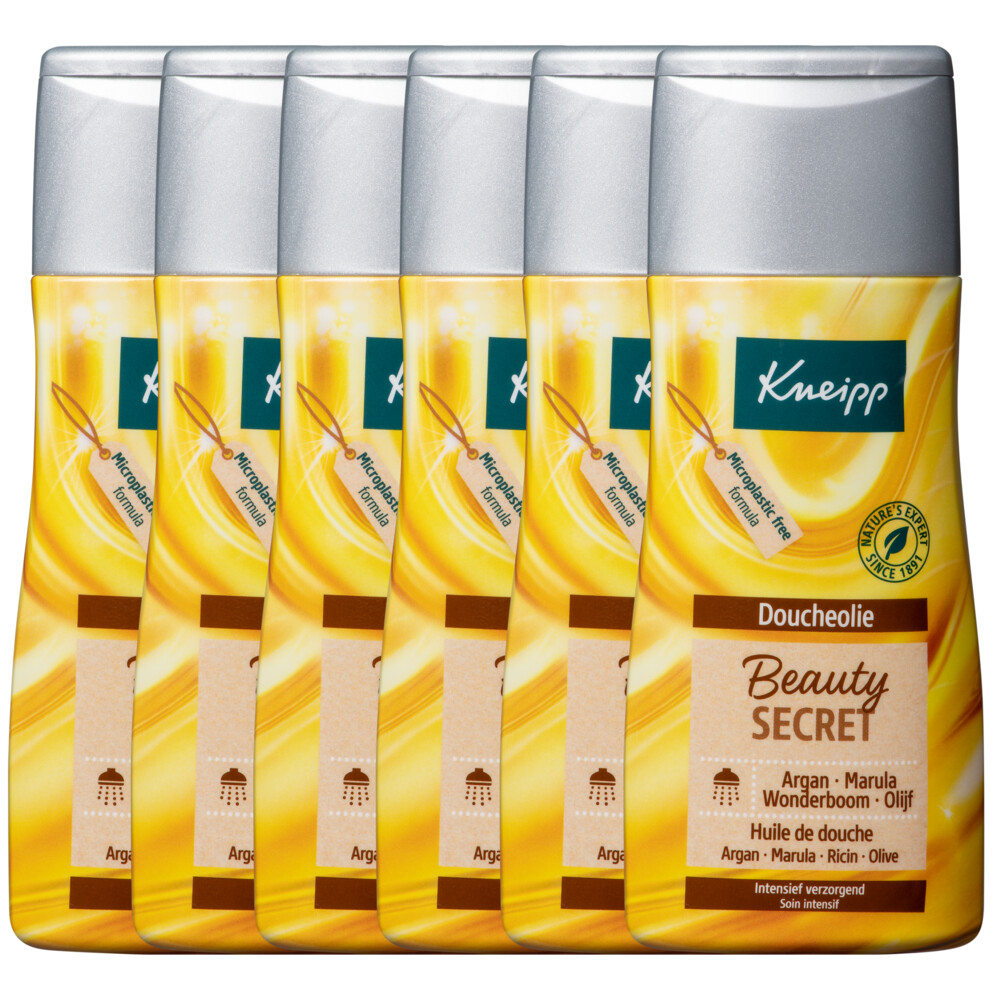 6x Kneipp Doucheolie Beauty Secret 200 ml