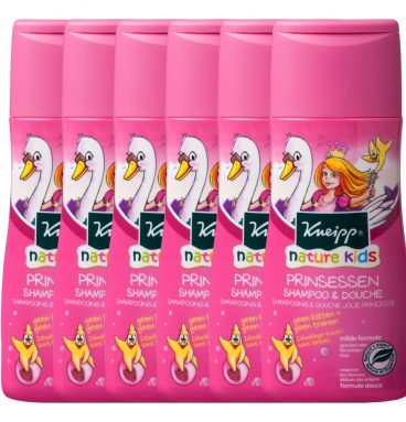 6x Kneipp Shampoo&Douche Prinsessen 200 ml