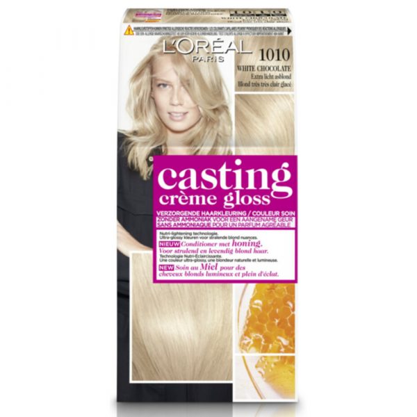 L'Oréal Casting Crème Gloss Haarkleuring 1010 White Chocolate - Extra Licht Asblond