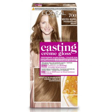 3x L'Oréal Casting Crème Gloss Haarkleuring 700 Mocha Mania - Middenblond