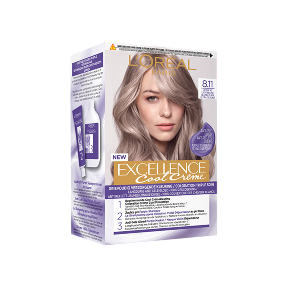 L'Oréal Excellence Cool Cream 8.11 - Ultra Ash Lichtblond