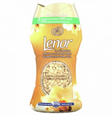 2e halve prijs: Lenor In-Wash Geurbooster Gouden Orchidee 11 Wasbeurten 154 gr